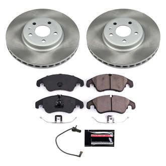 PowerStop® - Semi Coated Front Disc Brake Kit