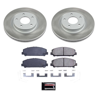 PowerStop® - Semi Coated Front Disc Brake Kit