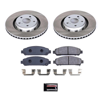 PowerStop® - Semi Coated Front Disc Brake Kit