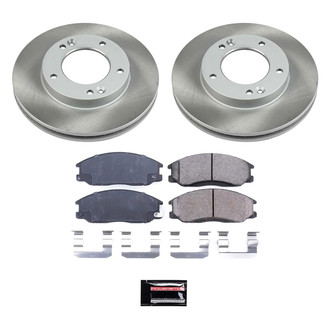 PowerStop® - Semi Coated Front Disc Brake Kit