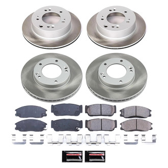 PowerStop® - Semi Coated Front and Rear Disc Brake Kit