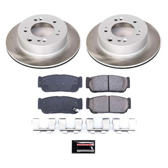PowerStop® - Semi Coated Rear Disc Brake Kit