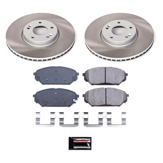 PowerStop® - Semi Coated Front Disc Brake Kit