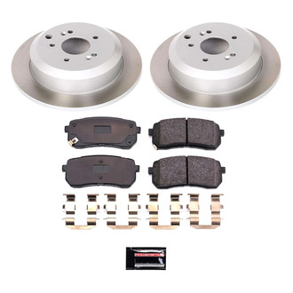 PowerStop® - Semi Coated Rear Disc Brake Kit