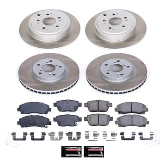 PowerStop® - Semi Coated Front and Rear Disc Brake Kit