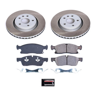 PowerStop® - Semi Coated Front Disc Brake Kit