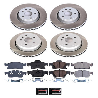 PowerStop® - Semi Coated Front and Rear Disc Brake Kit