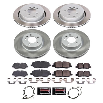 PowerStop® - Semi Coated Front and Rear Disc Brake Kit