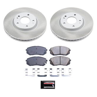 PowerStop® - Semi Coated Front Disc Brake Kit