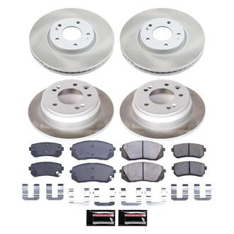 PowerStop® - Semi Coated Front and Rear Disc Brake Kit