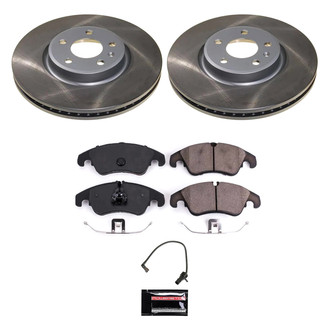 PowerStop® - Semi Coated Front Disc Brake Kit