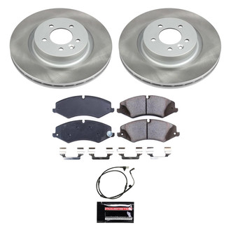 PowerStop® - Semi Coated Front Disc Brake Kit