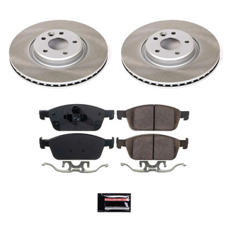 PowerStop® - Semi Coated Front Disc Brake Kit