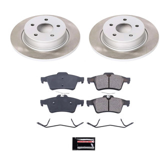 PowerStop® - Semi Coated Rear Disc Brake Kit