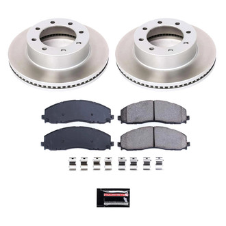 PowerStop® - Semi Coated Front Disc Brake Kit