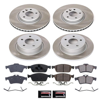 PowerStop® - Semi Coated Front and Rear Disc Brake Kit