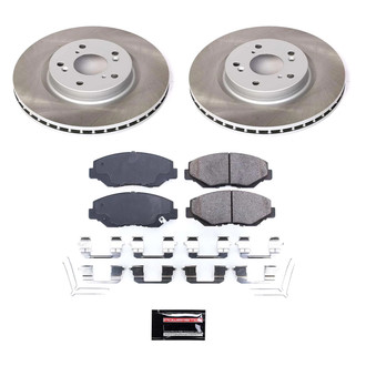 PowerStop® - Semi Coated Front Disc Brake Kit