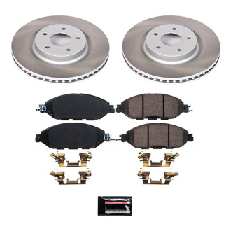 PowerStop® - Semi Coated Front Disc Brake Kit