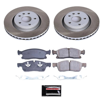PowerStop® - Semi Coated Front Disc Brake Kit