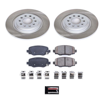 PowerStop® - Semi Coated Rear Disc Brake Kit