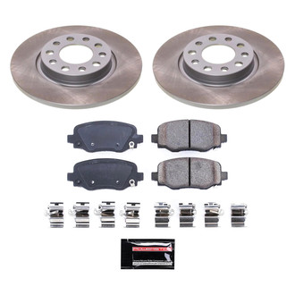 PowerStop® - Semi Coated Rear Disc Brake Kit