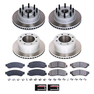 PowerStop® - Semi Coated Front and Rear Disc Brake Kit