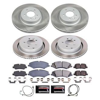 PowerStop® - Semi Coated Front and Rear Disc Brake Kit