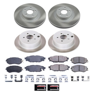 PowerStop® - Semi Coated Disc Brake Kit