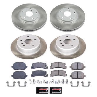 PowerStop® - Semi Coated Front and Rear Disc Brake Kit