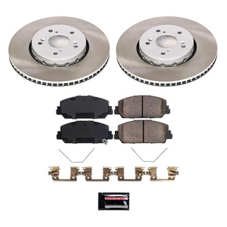 PowerStop® - Semi Coated Front Disc Brake Kit