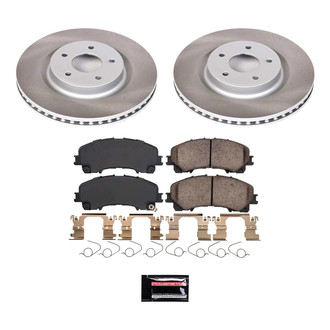 PowerStop® - Semi Coated Front Disc Brake Kit