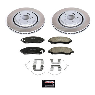 PowerStop® - Semi Coated Front Disc Brake Kit