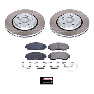 PowerStop® - Semi Coated Front Disc Brake Kit