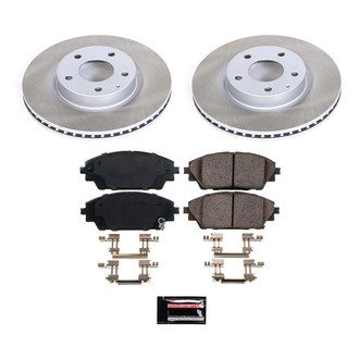 PowerStop® - Semi Coated Front Disc Brake Kit