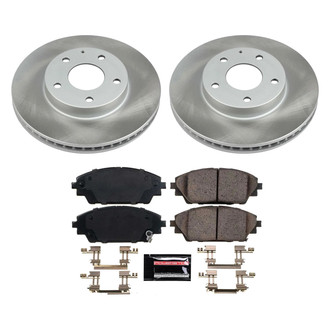 PowerStop® - Semi Coated Front Disc Brake Kit