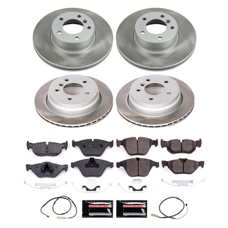 PowerStop® - Semi Coated Front and Rear Disc Brake Kit