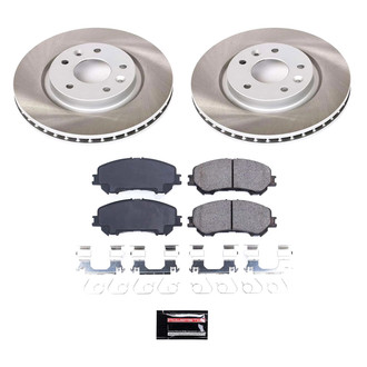 PowerStop® - Semi Coated Front Disc Brake Kit