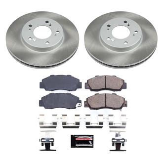 PowerStop® - Semi Coated Front Disc Brake Kit