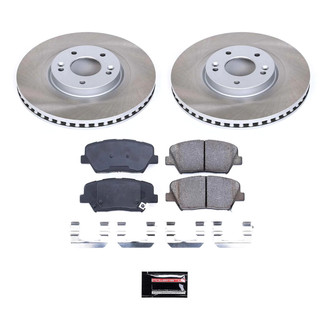 PowerStop® - Semi Coated Front Disc Brake Kit