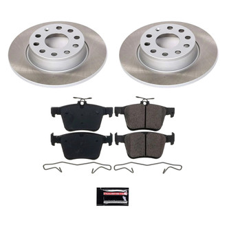 PowerStop® - Semi Coated Rear Disc Brake Kit