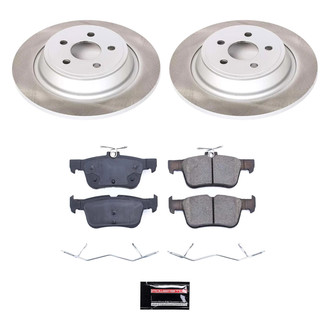 PowerStop® - Semi Coated Rear Disc Brake Kit