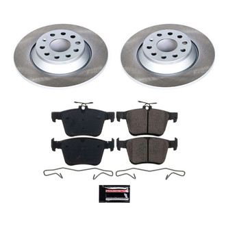 PowerStop® - Semi Coated Rear Disc Brake Kit