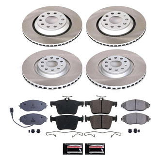 PowerStop® - Semi Coated Front and Rear Disc Brake Kit