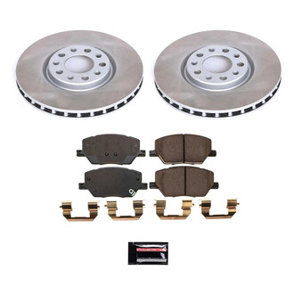 PowerStop® - Semi Coated Front Disc Brake Kit