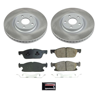 PowerStop® - Semi Coated Front Disc Brake Kit
