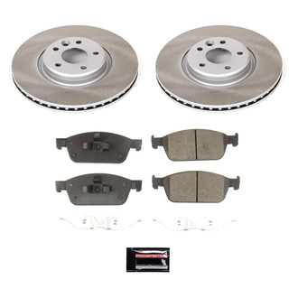 PowerStop® - Semi Coated Front Disc Brake Kit