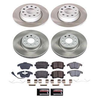PowerStop® - Semi Coated Front and Rear Disc Brake Kit
