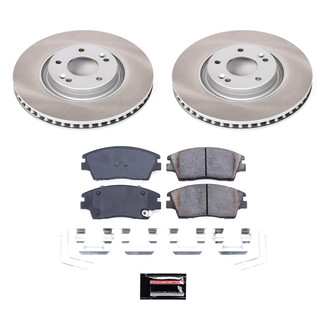 PowerStop® - Semi Coated Front Disc Brake Kit