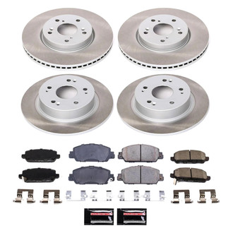 PowerStop® - Semi Coated Front and Rear Disc Brake Kit