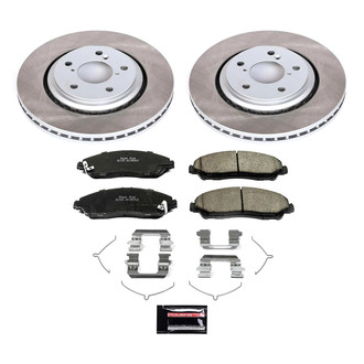 PowerStop® - Semi Coated Front Disc Brake Kit